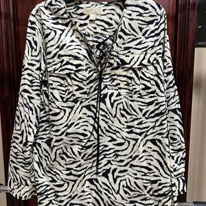 Michael Kors Zebra Print Shirt